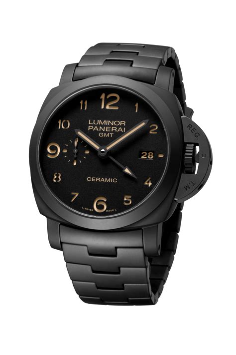 luminor panerai gmt ceramic replica|luminor gmt panerai automatic price.